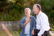 © Austockphoto - Senior couple laughing together outdoors