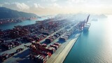 Large-scale infrastructure project developing a new container port