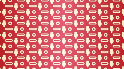 vector seamless usb pattern design