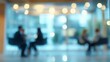 © ShutterMe - Blurred business people meeting in modern office building conference room