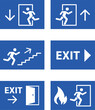 © RIKARDO - Essential Emergency Exit Signs Safety Icons for Evacuation Routes