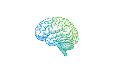 a detailed brain graphic design ideal for medical branding projects needing a scalable logo or icon 