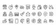 © Al-Mamun - Shipping, Fulfillment, and Trust Line Icon Set – Vector Symbols for Delivery and Logistics Services
