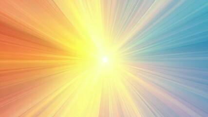 Wall Mural - Dynamic light burst animation with gradient hues for futuristic backgrounds and presentations