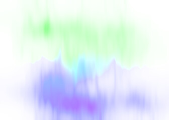 northern lights isolate colorful, abstract painting with blue and green background. painting is full