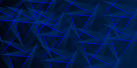 Wall Mural - abstract futuristic dark blue background with light and shadow. eps10 vector, modern.