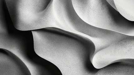 Wall Mural - elegant grey smooth wave pattern background, perfect for design, product display, or presentation