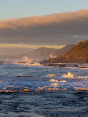 Wall Mural - beautiful morning view of beach landscape.