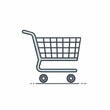 © elyf - Shopping Cart Icon Illustration for Online Store or Retail Concept