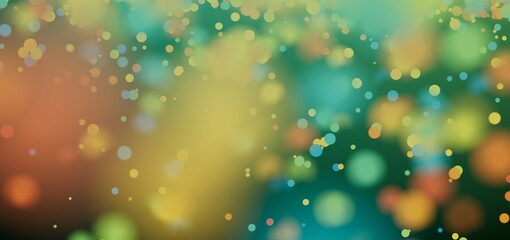 Aufkleber - Beautiful abstract bokeh background with vibrant colors. Perfect for website banners, presentations, and more!