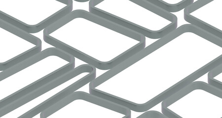 Fototapete - Mosaic triangular low poly style abstract geometric background