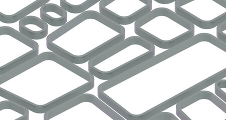 Fototapete - Mosaic triangular low poly style abstract geometric background