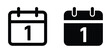© SANALRENK - Calendar Day 1 icon stock illustration