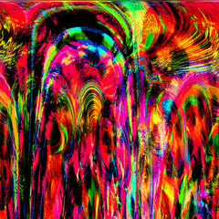 Wall Mural - abstract colorful background