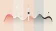 © Hey Creative - A clean vector illustration with a humorous tech theme: A Bode plot phase curve being lifted by a syringe.