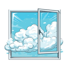 professional computer window system vector illustration for isolation projects