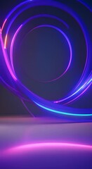 Wall Mural - ultra minimal free video of eeeee with colorful lights hd resolution with hyper realistic background