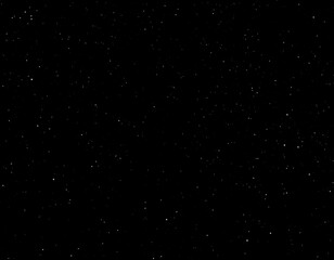 Wall Mural - Dark Night Sky With Scattered Stars