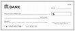 © bibin - Bank check, vector blank money cheque, checkbook template with guilloche pattern and fields. Currency payment coupon, money check background