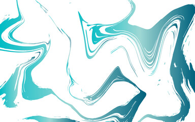 Poster - Abstract fluid art background with swirling patterns gradient and white. Marbled effect, with bold, curving, and twisting shapes blending seamlessly. Chaotic, resembling liquified paint or digital 