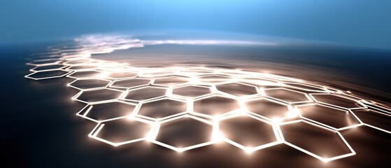 Abstract hexagonal network