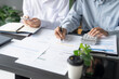 © Charlie's - Business People Meeting Design Ideas professional investor working new start up project. Concept. business planning in office.