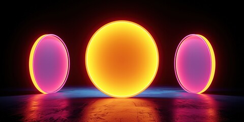 Wall Mural - colorful easter eggs