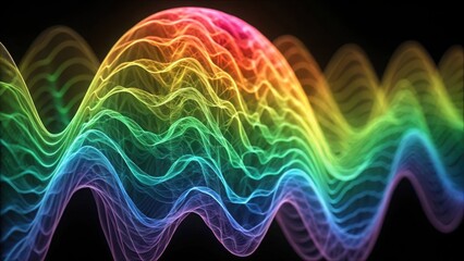 Poster - Rainbow Visualization of Brainwaves in Gigapixel Quality - Version 2