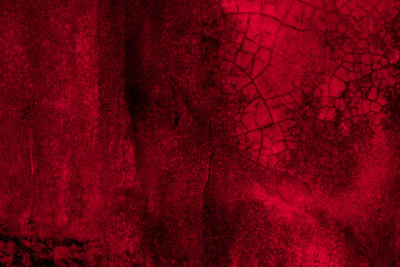 Poster - Old wall texture cement black red  background abstract dark color design are light with white gradient background.