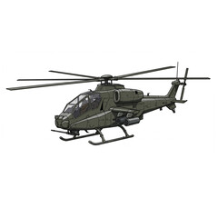 a detailed ah-64 apache attack helicopter drawing, perfect for military aviation design projects, pr
