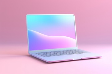 Canvas Print - laptop laptop computer portability.