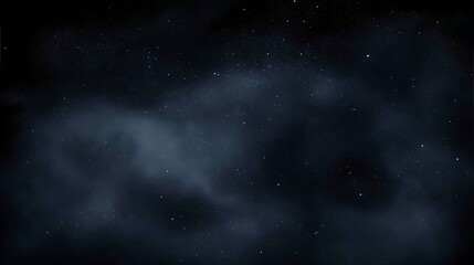 Wall Mural - Deep dark space with distant stars