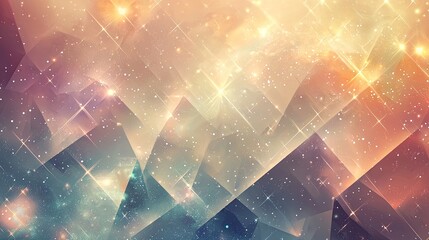 Wall Mural - a surreal dreamscape where an anunnaki god merges with the constellations above ur, celestial patter