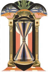 Wall Mural - Hourglass hourglass illustration patterns.