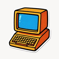 Canvas Print - retro computer pop art