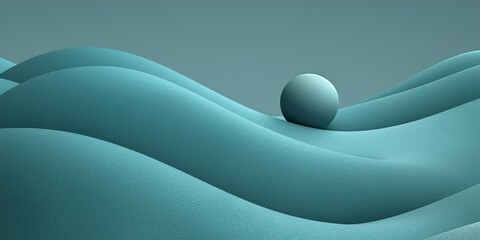 Wall Mural - abstract blue wave background