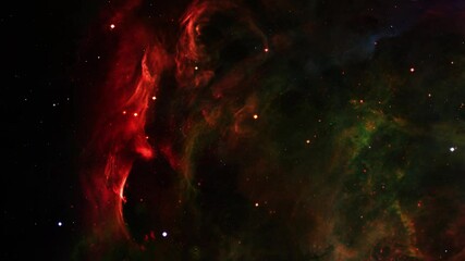 Wall Mural - Vast Nebula Forms Among Stars
