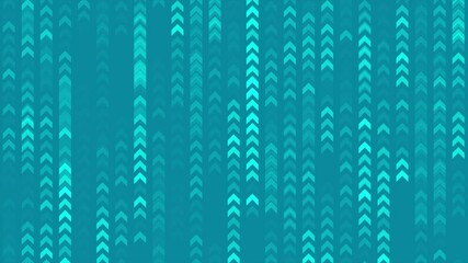 Fototapete - Bright blue minimal arrows abstract geometric background. Seamless looping technology motion design. Video animation Ultra HD 4K 3840x2160