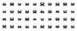 © San - Crab Silhouette Vector Bundle - 40 Items
