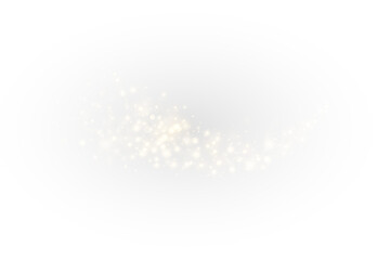 Wall Mural - christmas golden dust and glowing confetti png – sparkle bokeh overlay, light shine texture for holi