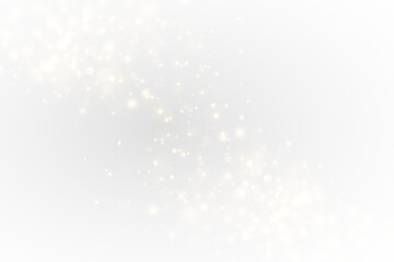 Wall Mural - christmas golden dust and glowing confetti png – sparkle bokeh overlay, light shine texture for holi