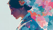 © SeongGwon - 한복의 아름다움, 한복, 비녀, 일러스트, 그래픽, The beauty of Hanbok, Hanbok, Hairpin, Illustration, Graphics