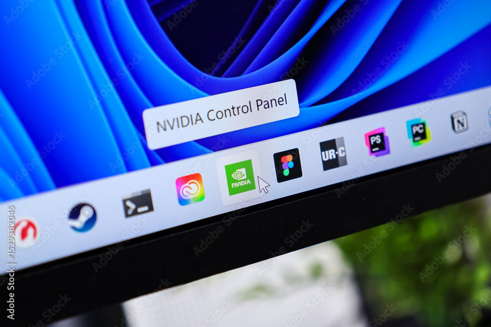 Poznan, Poland - June 6, 2025: NVIDIA Control Panel application ...