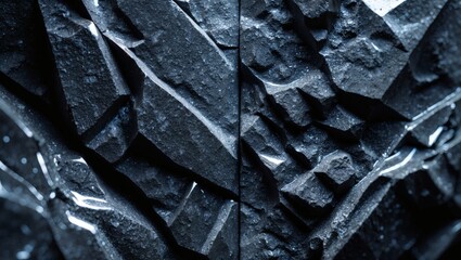 Poster - detailed abstract of geological formations revealing unique textures, patterns and shapes