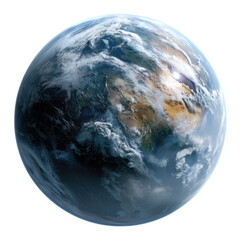 earth: a captivating view of planet earth from space, featuring the continents and oceans in vivid d