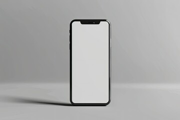 detailed color picture of full screen smartphone mockup