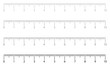 © Micro  Vector Market - Measuring scale, markup for rulers vector illustration. Various measurement scales with divisions. Measuring tool. Blank measuring scale indicator . Vector Illustration . EPS 10 .