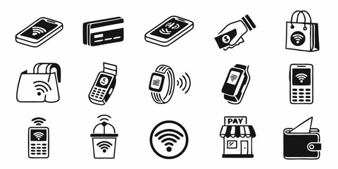 Web Design and Multimedia Icon Set for Technology and Media Applications