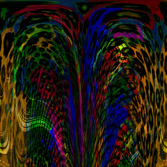 Wall Mural - abstract fractal background