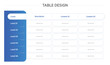 © fire - Versatile Table Designs: 1 Unique PowerPoint Layouts